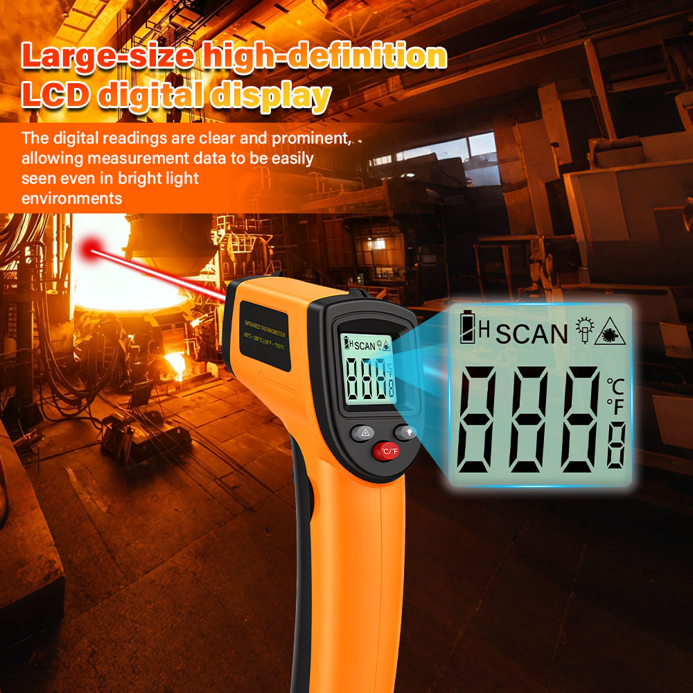 Industrial Laser Repair - Pistolet thermométrique infrarouge numérique sans contact