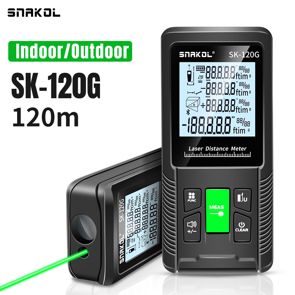Industrial Laser Rangefinder - SNAKOL Télémètre laser haute précision 3-en-1,
