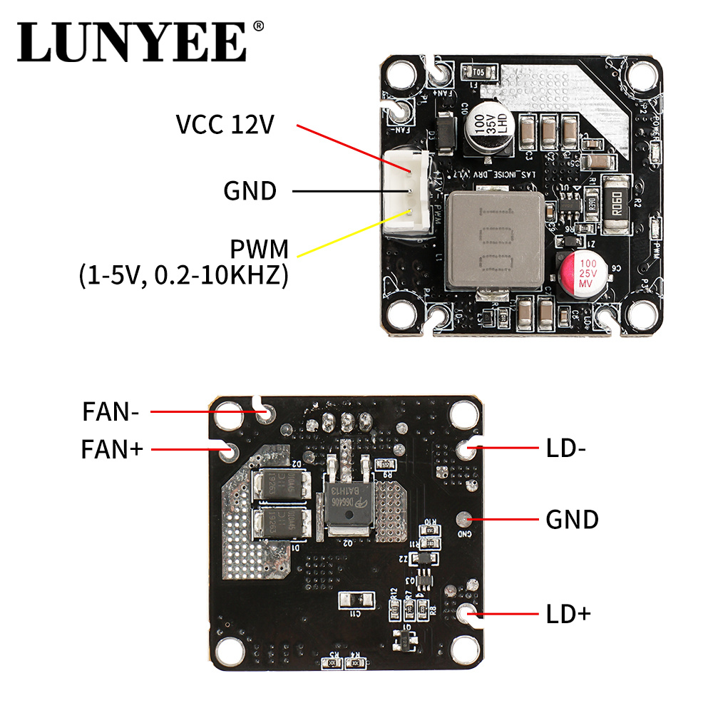 Carte de pilote Laser 10W 12V  - Industrial Acrylic Laser Cutter avis et prix