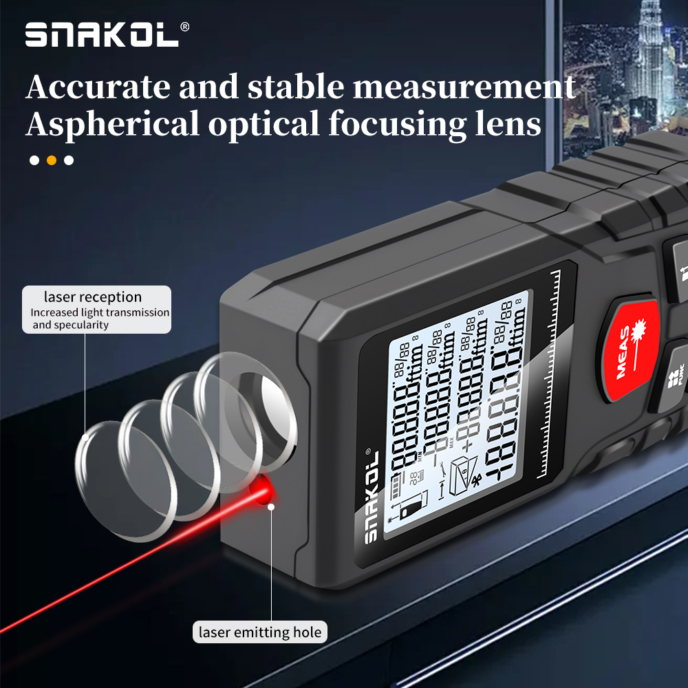 Snakol Distance Laser 50M/100M - Industrial Laser Rangefinder avis et prix
