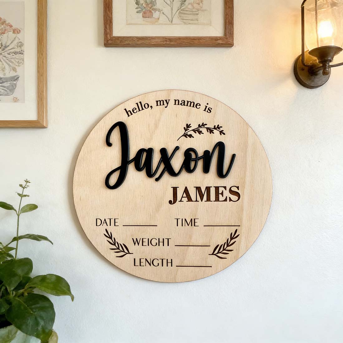 1 plaque personnalisée en bois - Industrial Laser Power avis et prix