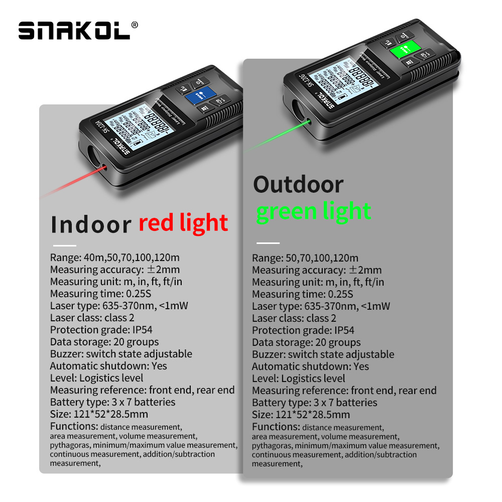 Snakol télémètre Laser 40m 50m - Industrial Laser Rangefinder avis et prix