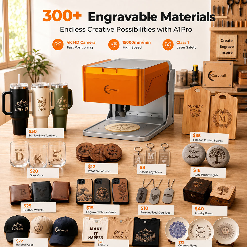 Graveur laser Carverall A1PRO  - Industrial Laser Engraver For Metal avis et prix