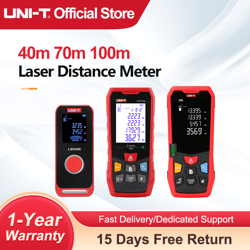 Télémètre laser UNI-T 40m 60m  - Industrial Laser Rangefinder avis et prix