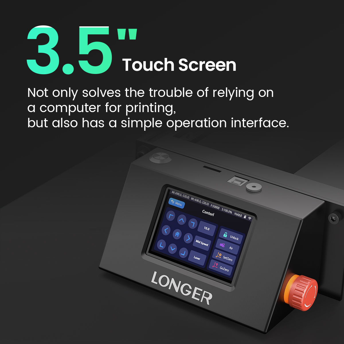 LONGER Découpeuse et Graveuse  - Industrial Laser Engraver For Metal avis et prix